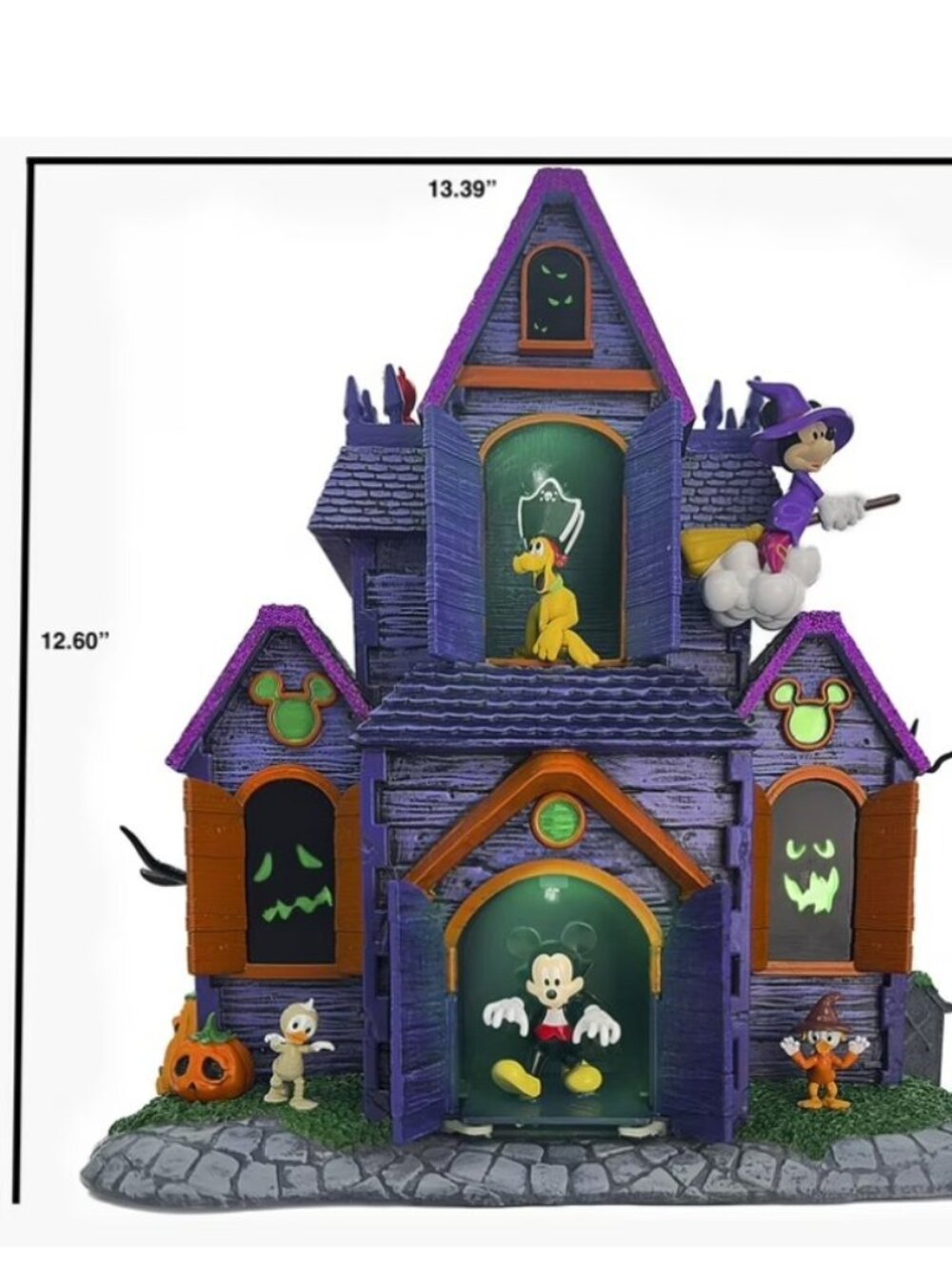 Disney Pre-Lit Animated Halloween Village, 9 pc. NWT - Picture 9 of 10